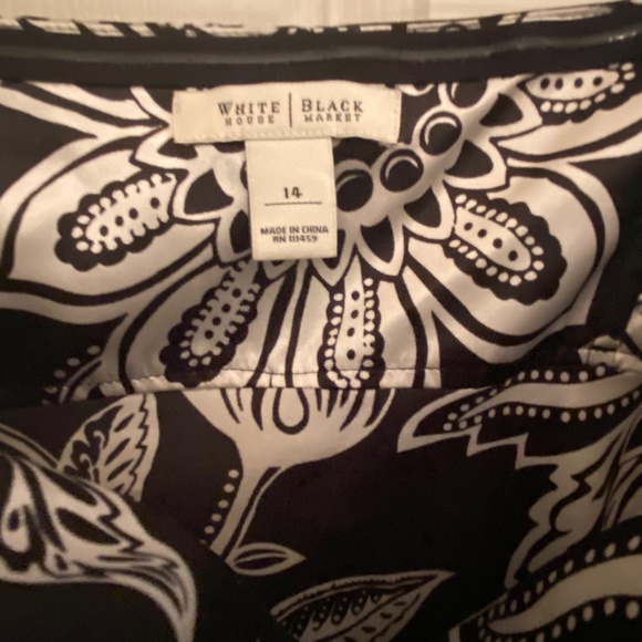 WHITE AND BLACK MARKET STRAPLESS - Picture 2 of 2